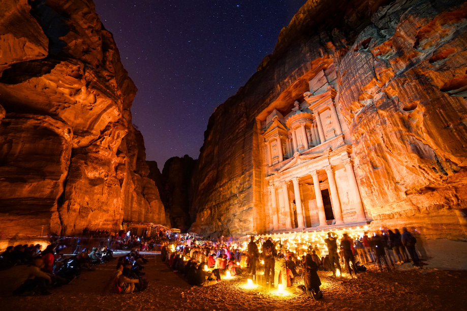 petra by night