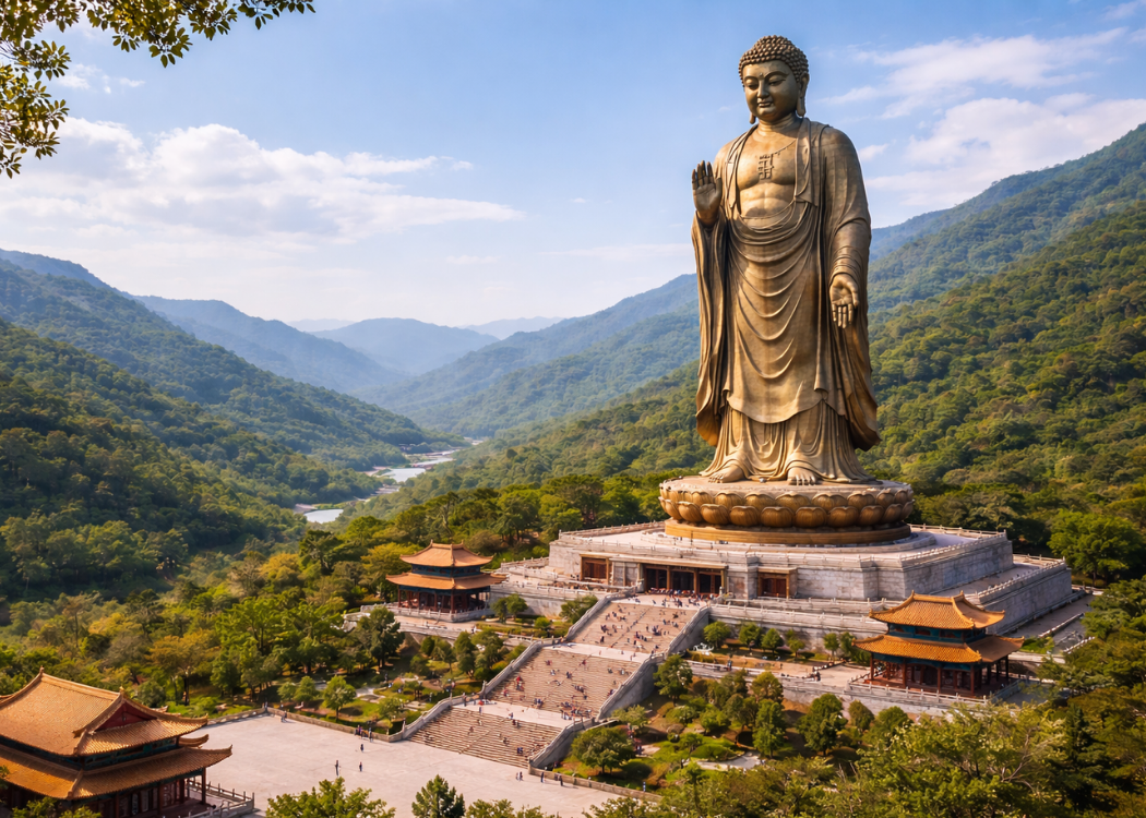 Spring Temple Buddha
