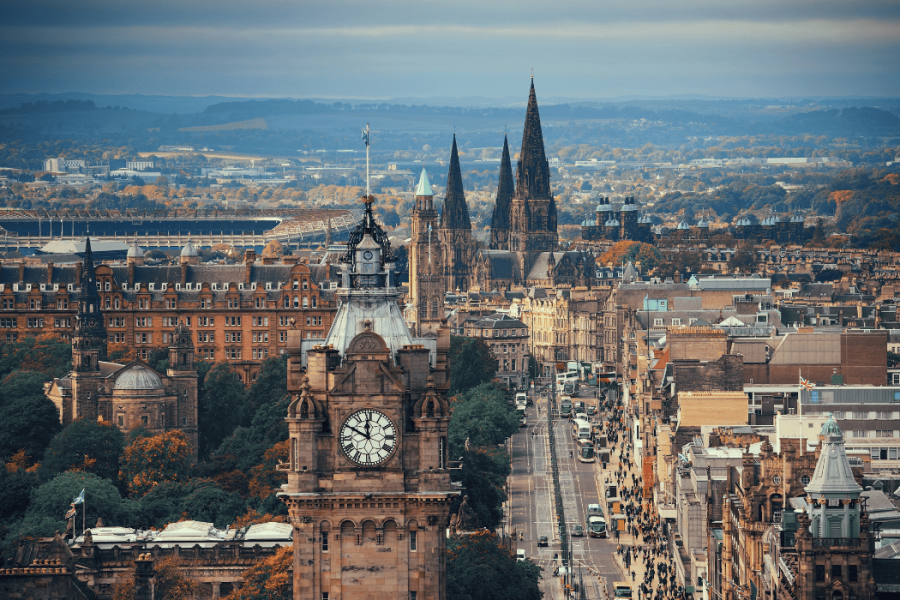 Edinburgh gezilecek yerler