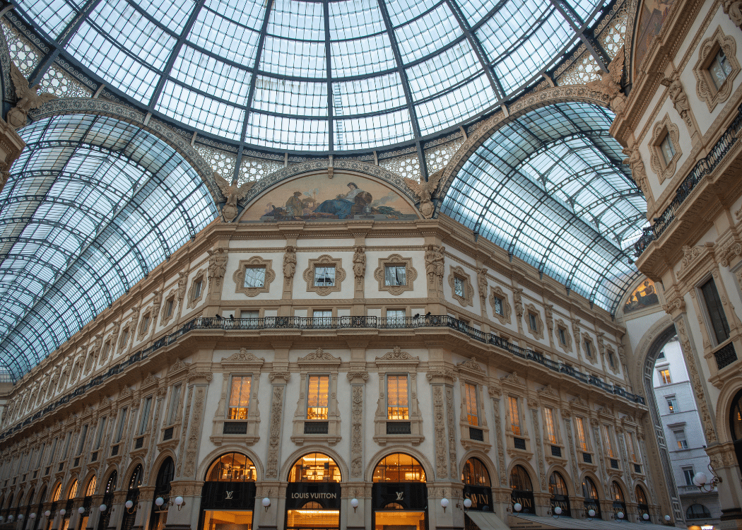 Milano moda üçgeni