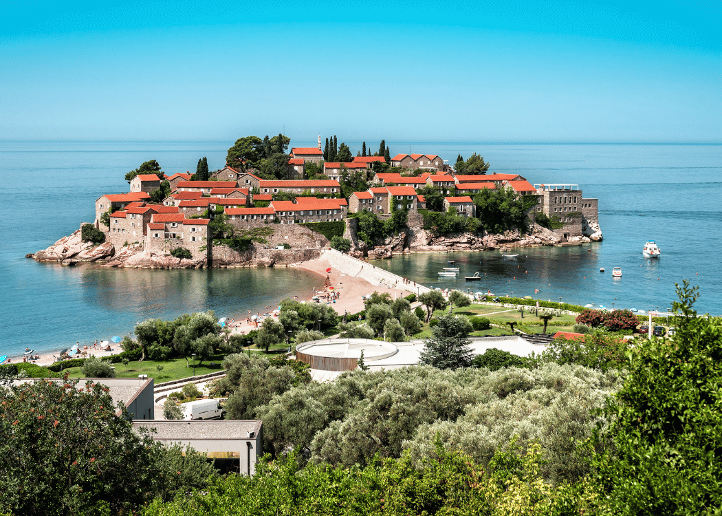 Sveti Stefan Manzarası