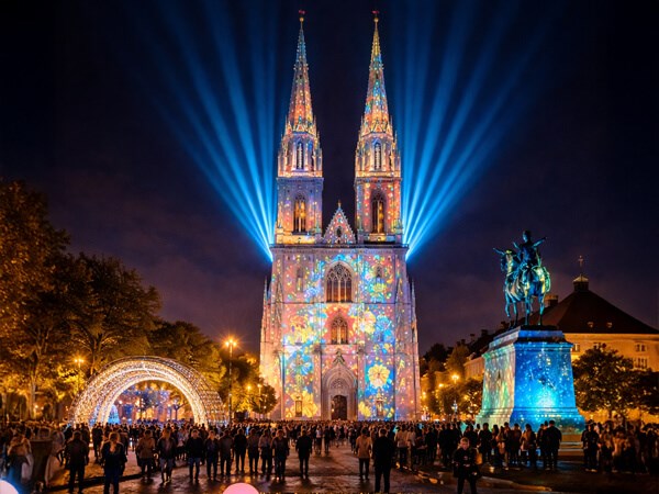  Zagreb Işık Festivali Panorama Türk Havayolları ile 3 gece