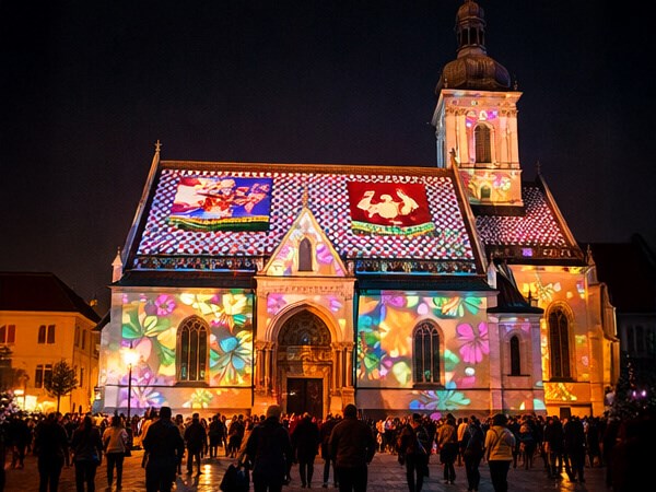  Zagreb Işık Festivali Panorama Türk Havayolları ile 3 gece