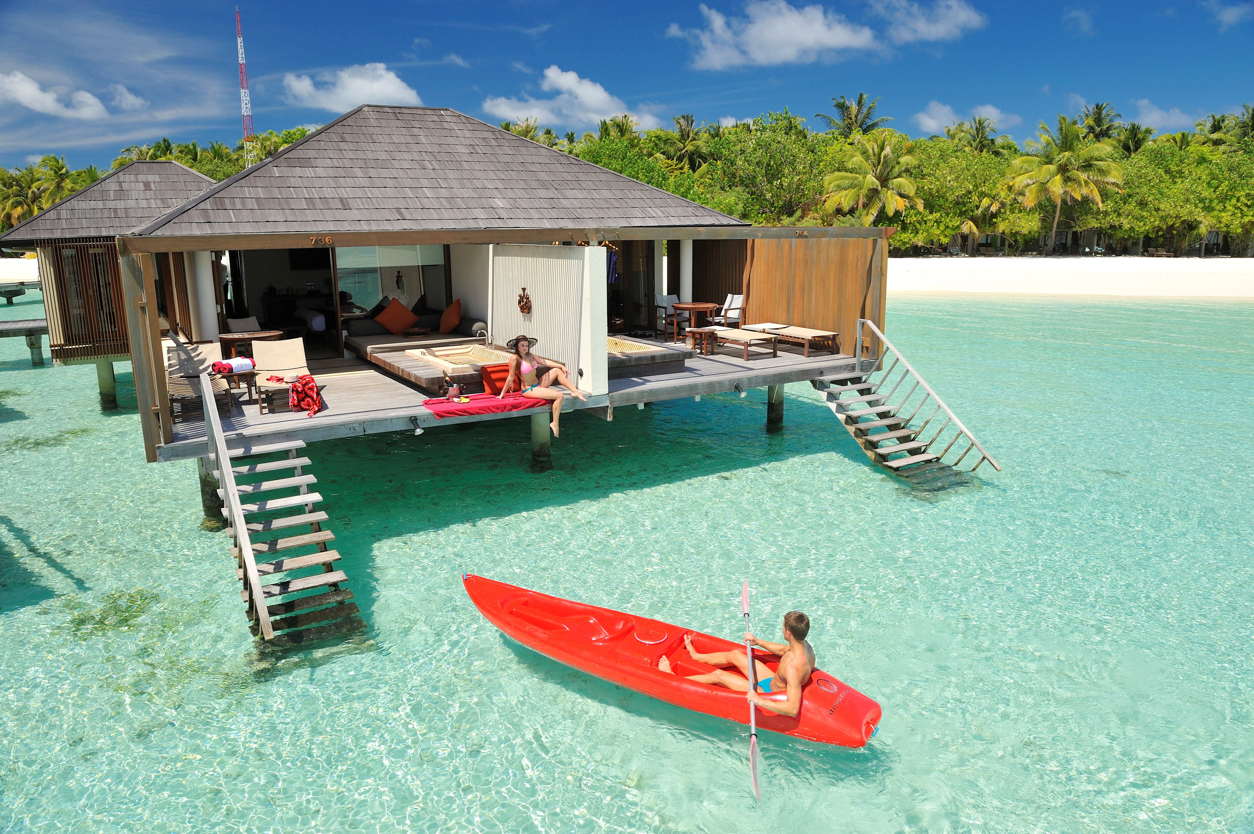 Paradise Island Resort&SPA 5* 5 gece Beach Villa Tam Pansiyon Konaklama QR