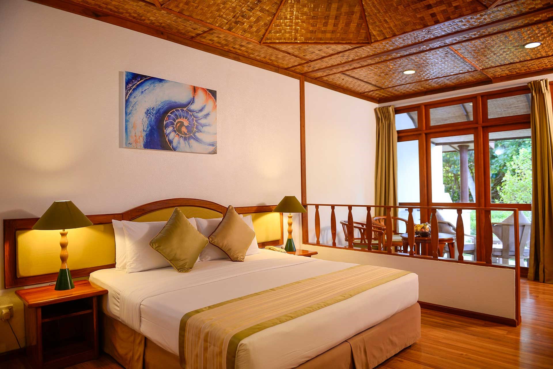 Bandos Island Resort&SPA 4* 5 gece Plaj önü standard oda Tam Pansiyon Konaklama QR